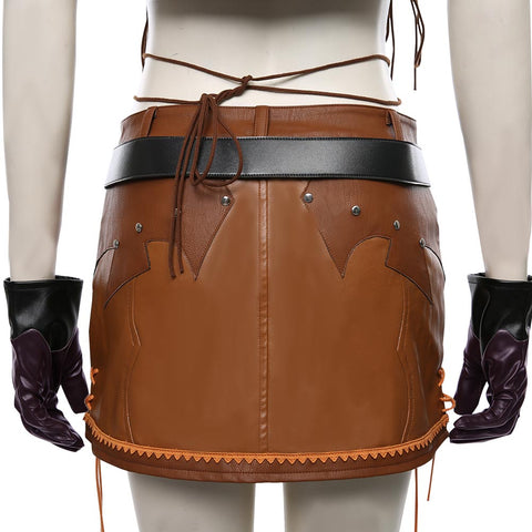 SeeCosplay Final Fantasy VII Remake Tifa Lockhart The Cowboy Suit Halloween Carnival Costume Cosplay Costume