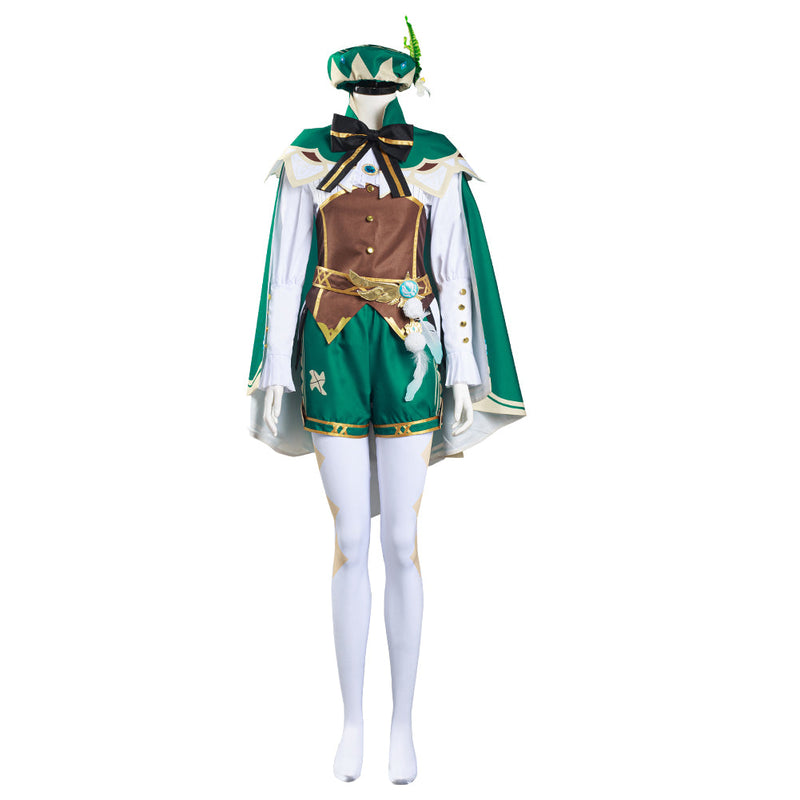 SeeCosplay Game Genshin Impact Venti Shirt for Halloween Carnival Suit Cosplay Costume Female