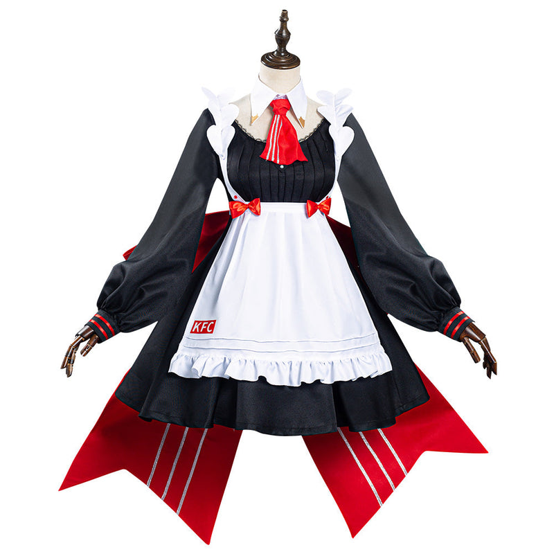 SeeCosplay Anime Genshin Impact x KFC Noelle Maid Dress Suit Cosplay Costume