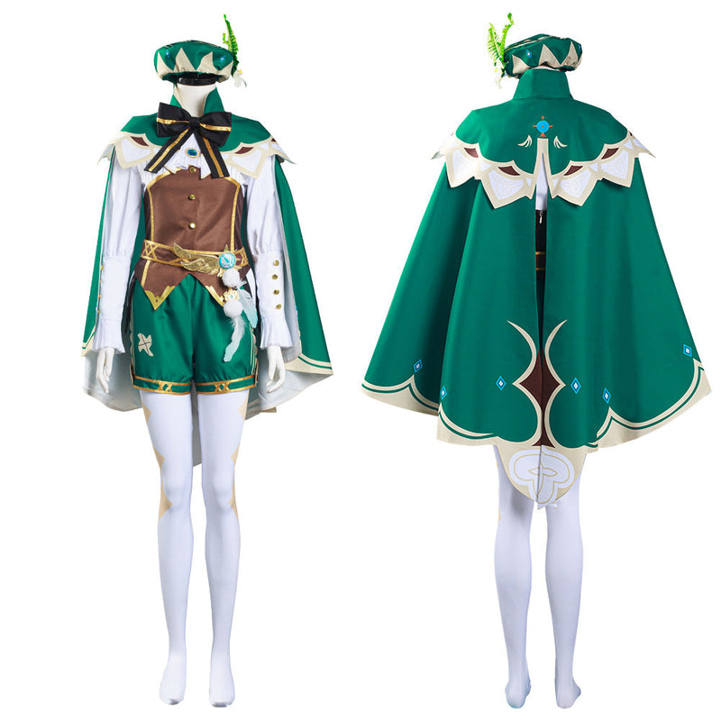 SeeCosplay Game Genshin Impact Venti Shirt for Halloween Carnival Suit Cosplay Costume Female