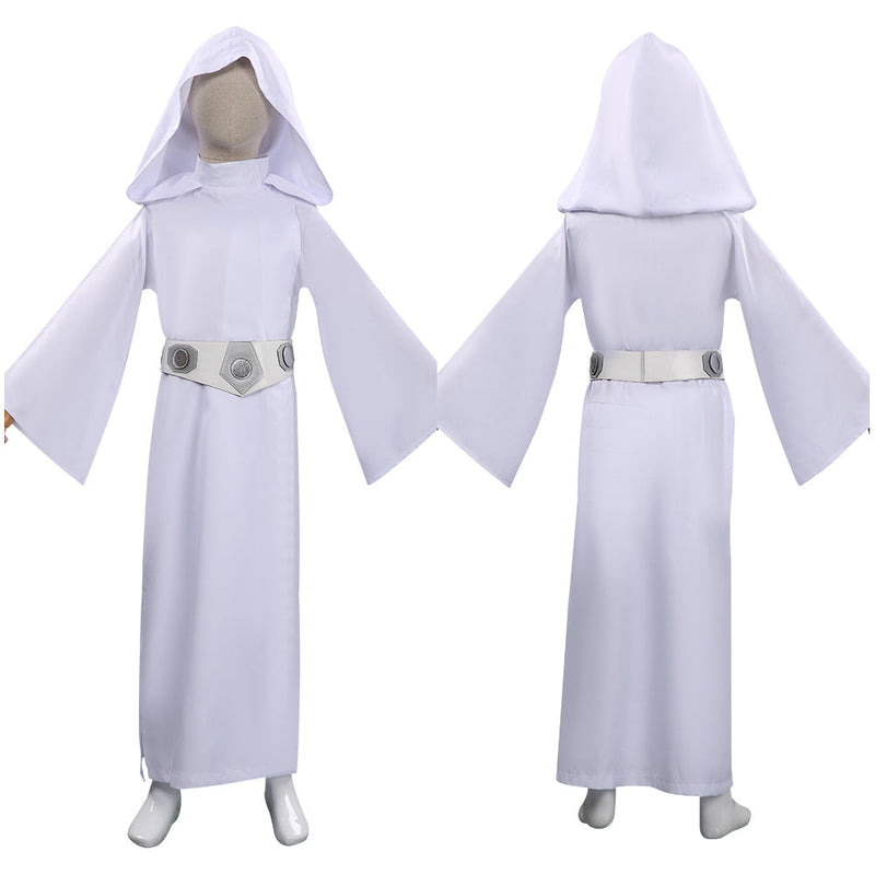 Star Wars:Costume Leia Princess Kids Children Halloween Carnival Leia robe Suit Costume