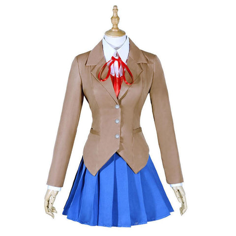 Doki Doki Literaturclub Monika Outfits Halloween Karneval Anzug Cosplay Kostüm
