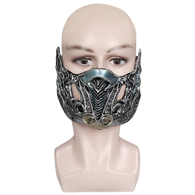 SeeCosplay Mortal Kombat Sub-Zero Mask Masquerade Halloween Costume Props Cosplay Latex Masks Helmet