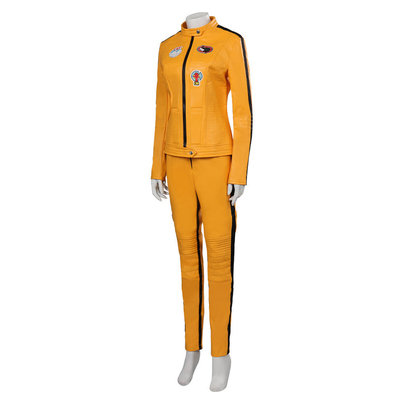 [All Sizes In Stock] Kill Bill: The Bride Yellow Outfits Halloween Carnival Party Cosplay Costume