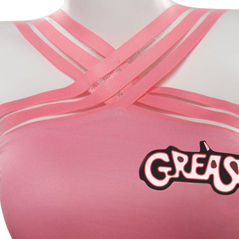 SeeCosplay Grease: Rydell High Cheerleader Swimsuit Cosplay Costume Halloween Carnival for Disguise Suit
