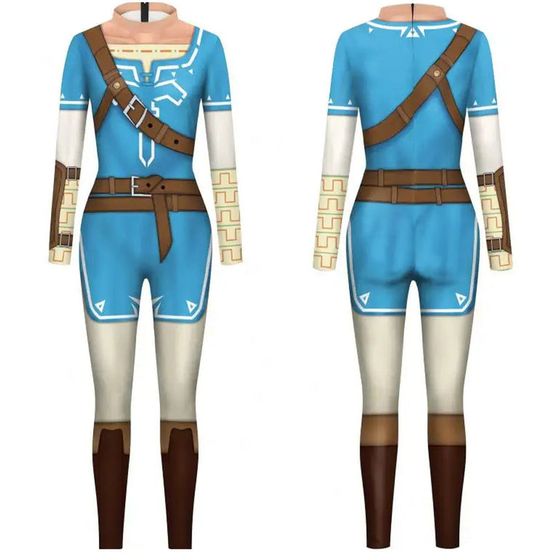 SeeCosplay The Legend of Zelda: Breath of the Wild Link Costume Jumpsuit Halloween Carnival For Disguise Suit