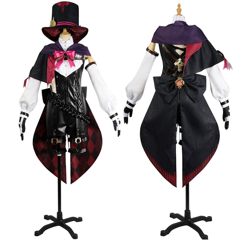 SeeCosplay Genshin Impact Lyney Costume Outfits for Halloween Carnival Suit Cosplay Costume Female