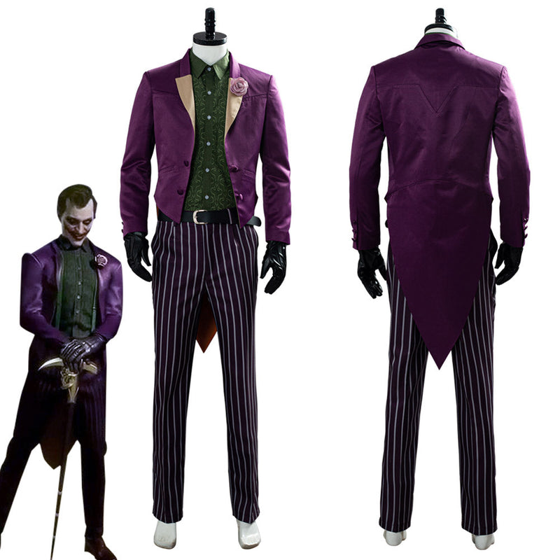 SeeCospaly Mortal Kombat 11 The Joker Coat Pants Costume for Halloween Carnival Suit Cosplay Costume