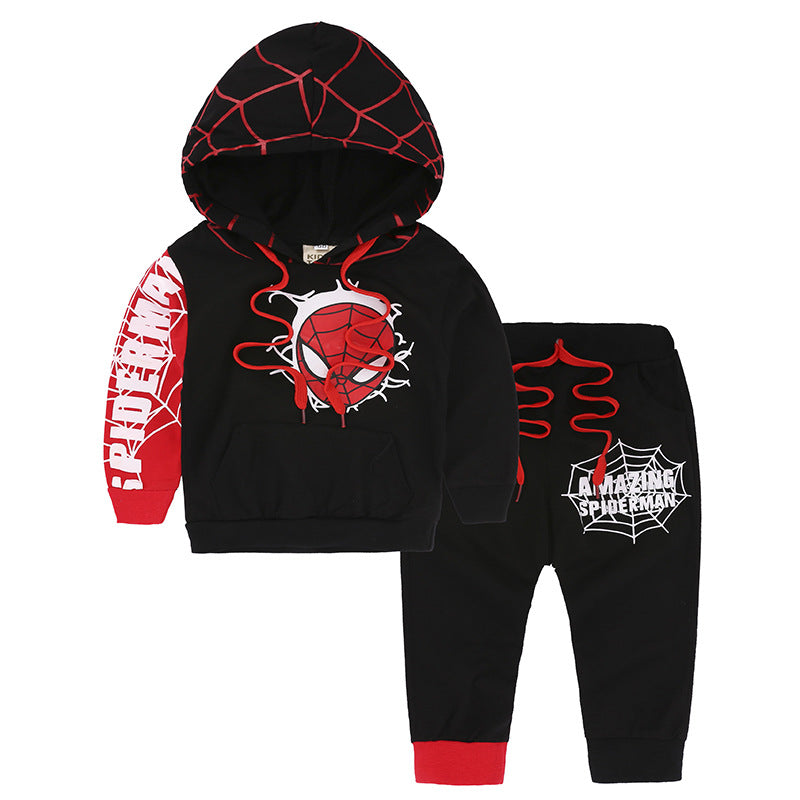 Seecosplay Anime Spiderman Suits Children Casual Sport Tracksuits Kids Outfit Clothes (0-4Y)