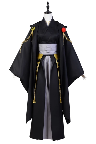Touken Ranbu Tsurumaru Kuninaga (Schwarz) Uniform Cosplay Kostüm