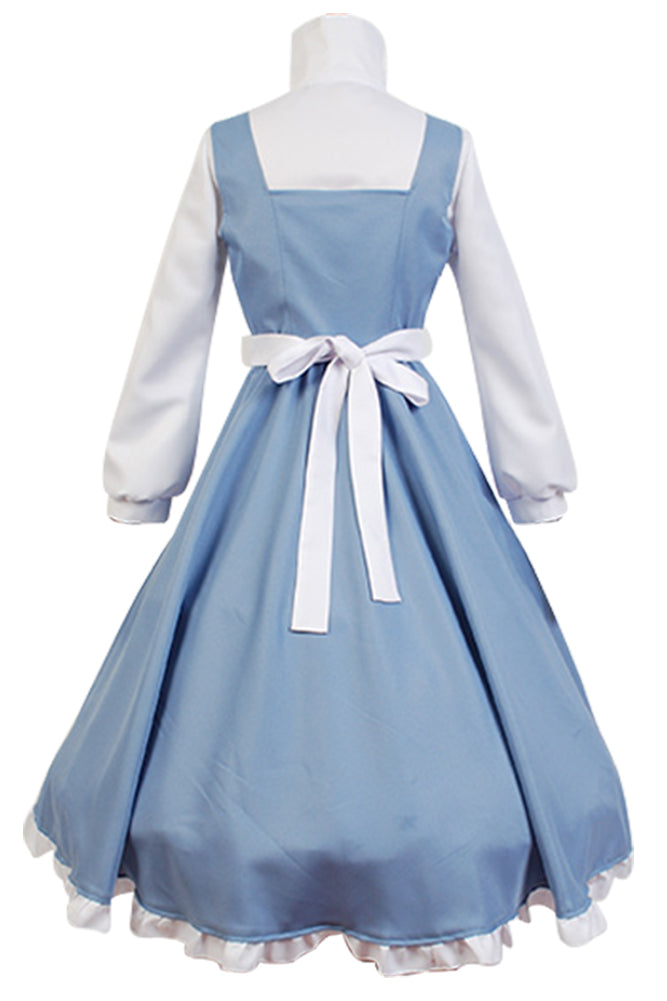 SeeCosplay Beauty and Beast  the Maid Gown Apron Dress Outfit Cosplay Costume Female