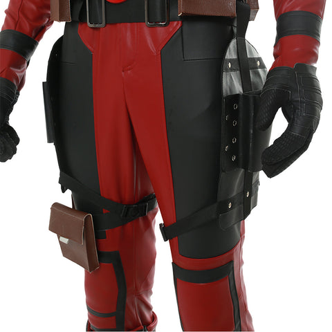 SeeCospaly Deadpool 3 Deadpool Coat Pants Outfit Halloween Carnival Suit Cosplay Costume