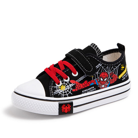 Seecosplay Disney Spiderman Children Canvas Shoes Teenager Running Sneakers Kids Casual Shoes
