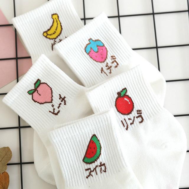 Japanese Fruit Socks