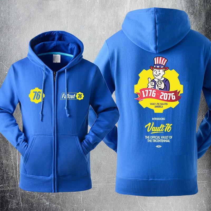Fallout 4 Pullover Vault 76 Cosplay Hoodies Jacke