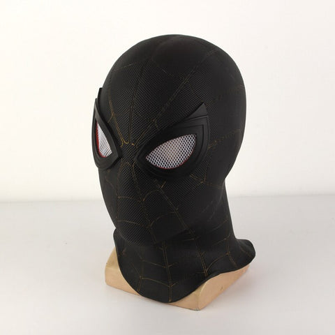 Seecosplay Movie Sspider-Man Costume Cosplay Mask Spiderman Costumes Helmet Black Stealth Version PVC Headgear for Halloween Gift