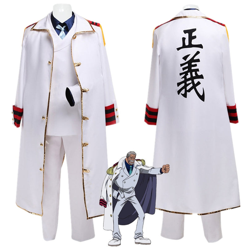 SeeCosplay Anime One Piece Monkey · D · Garp Navy Uniform Cosplay Costume