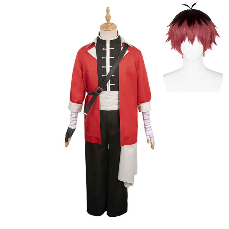 SeeCosplay Sousou No Frieren Stark Red Costume for Halloween Carnival Cosplay Costume