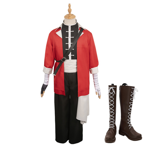 Sousou No Frieren:Costume Stark Red Costume for Halloween Cosplay Costume