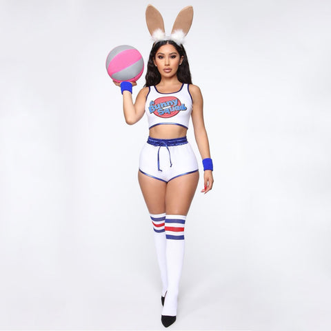Seecosplay Movie Space Lola Bunny Outfit Basketball Jersey Jam Ein neues Legacy-Halloween-Karnevals-Cosplay-Kostüm 