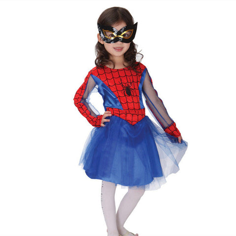 Seecosplay Spiderman Spider Girls Cosplay Sspider-Man Costume for Birthday Party