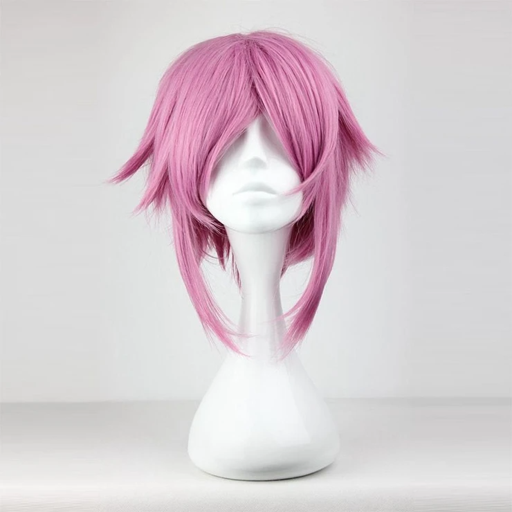 SeeCosplay Leprechaun Cosplay Pink Short Straight Wig New Female