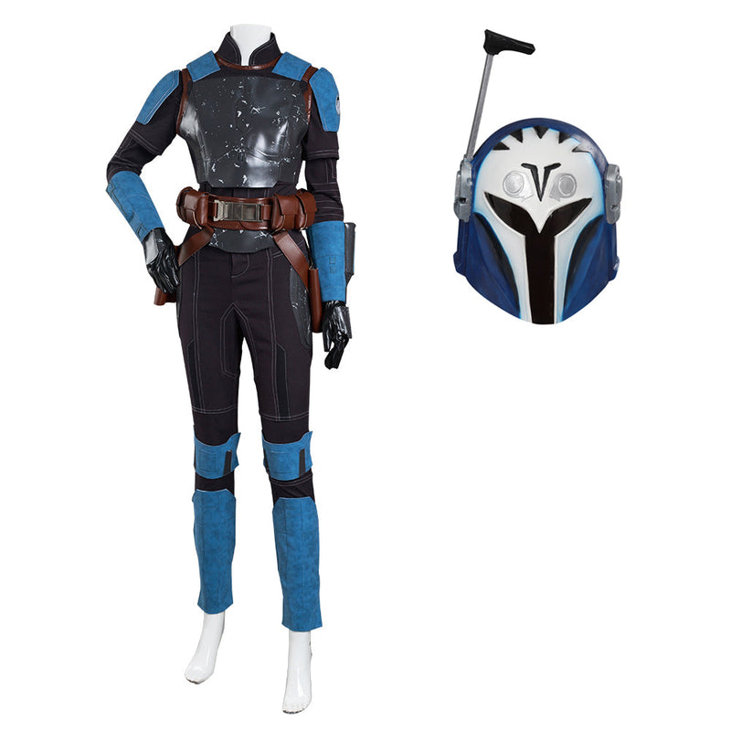 SeeCosplay The Mando S2 Bo-Katan Kryze Costume for Cosplay Wig Helmet Shoes Full Set Halloween Carnival Suit Cosplay Costume