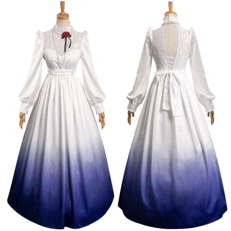 Haunted Mansion:Costume Constance Hatchaway Ghost Bride Dress Outfits Halloween Cosplay Costume