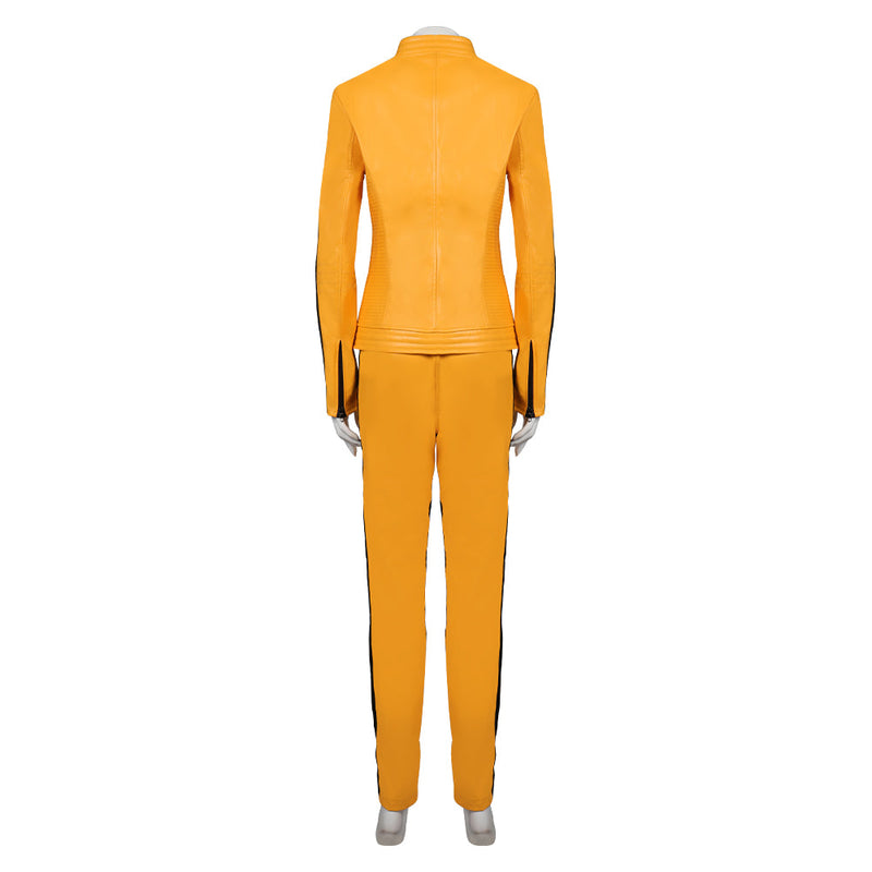 [All Sizes In Stock] Kill Bill: The Bride Yellow Outfits Halloween Carnival Party Cosplay Costume