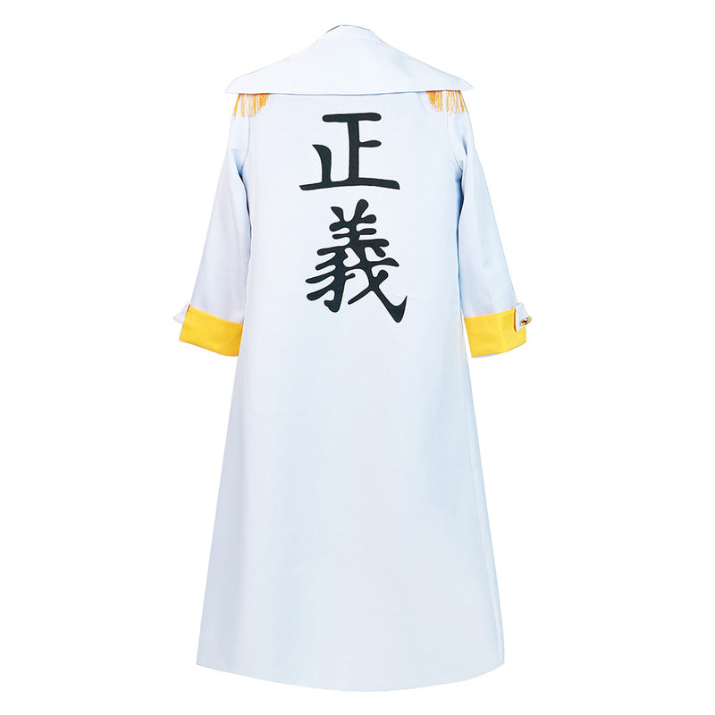 [All Size In Stock] One Piece:Costume Admiral Of The Navy Coat Outfits Halloween Carnival Suit Cosplay Costume