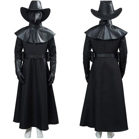 Plague Doctor Halloween Karneval Anzug Outfit für Kinder Kinder Cosplay Kostüm