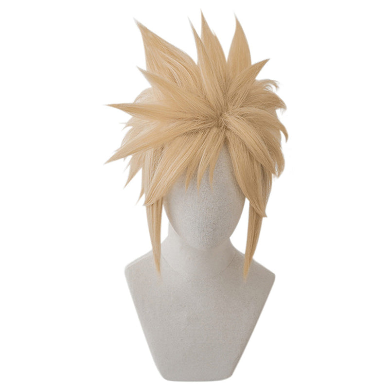 [Full In Stock] Final Fantasy: Cloud Strife Wig Synthetic HairCarnival Halloween Party Cosplay Wig