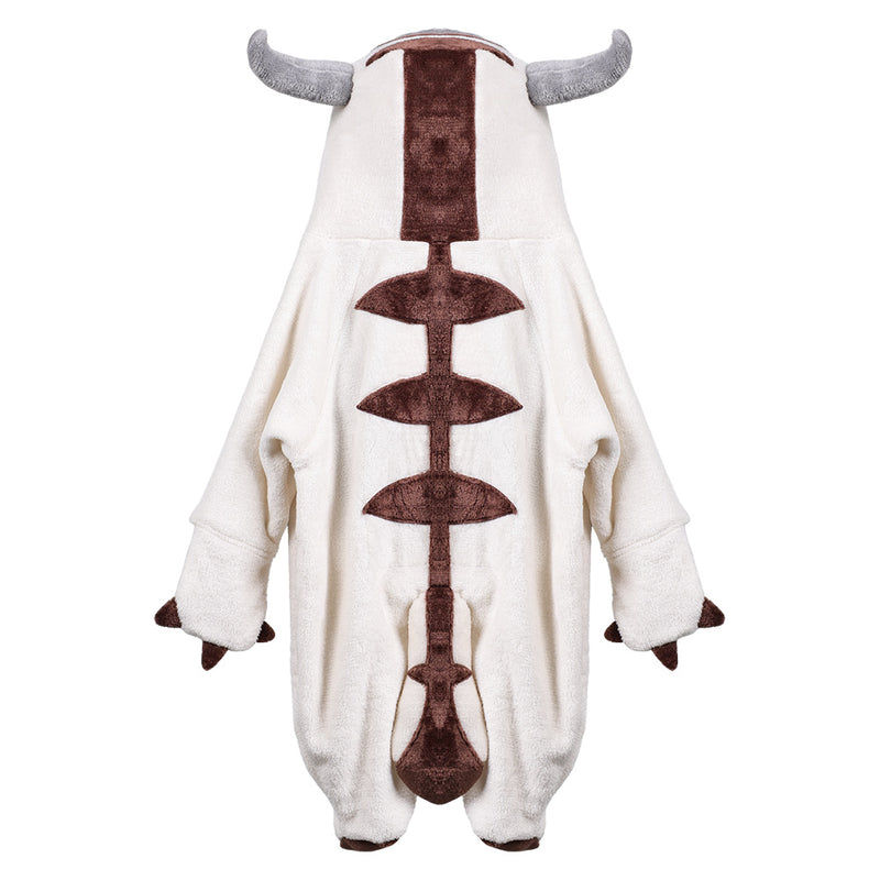 Anime Avatar: The Last Airbender 2024 Appa Flying Bull White Baby Climbing Jumpsuit Outfits Cosplay Costume