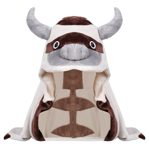 Anime Avatar: The Last Airbender 2024 Appa Flying Bull White Baby Climbing Jumpsuit Outfits Cosplay Costume