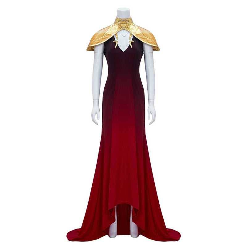 Anime Castlevania Carmilla Red Women Dress Party Carnival Halloween Cosplay Costume Female