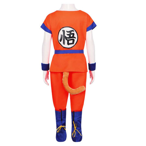 Anime Dragon Ball Son Goku Kids Children Outfits Party Carnival Halloween Cosplay Costume