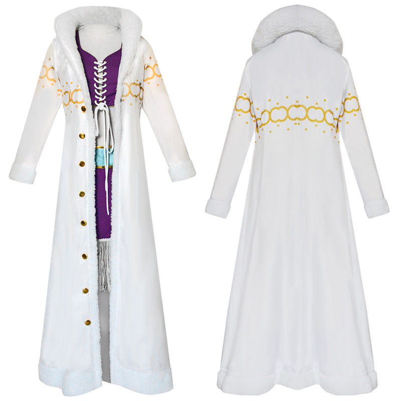 Anime One Piece Nico·Robin Miss Allsunday Women Coat Outfits Party Carnival Halloween Cosplay Costume