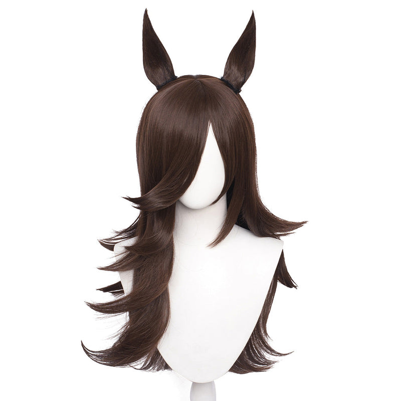 SeeCosplay Anime Pretty Derby Rice Shower Cosplay Wig Wig Synthetic HairCarnival Halloween Party