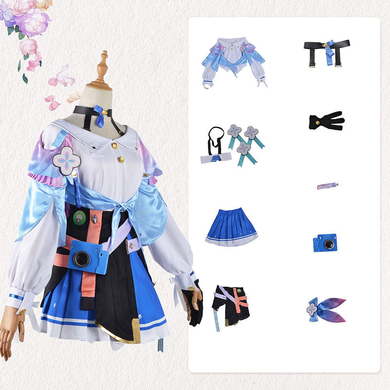 [Full In Stock] Honkai: Star Rail March 7th Cosplay Costume Halloween Carnival Party Disguise Suit Female