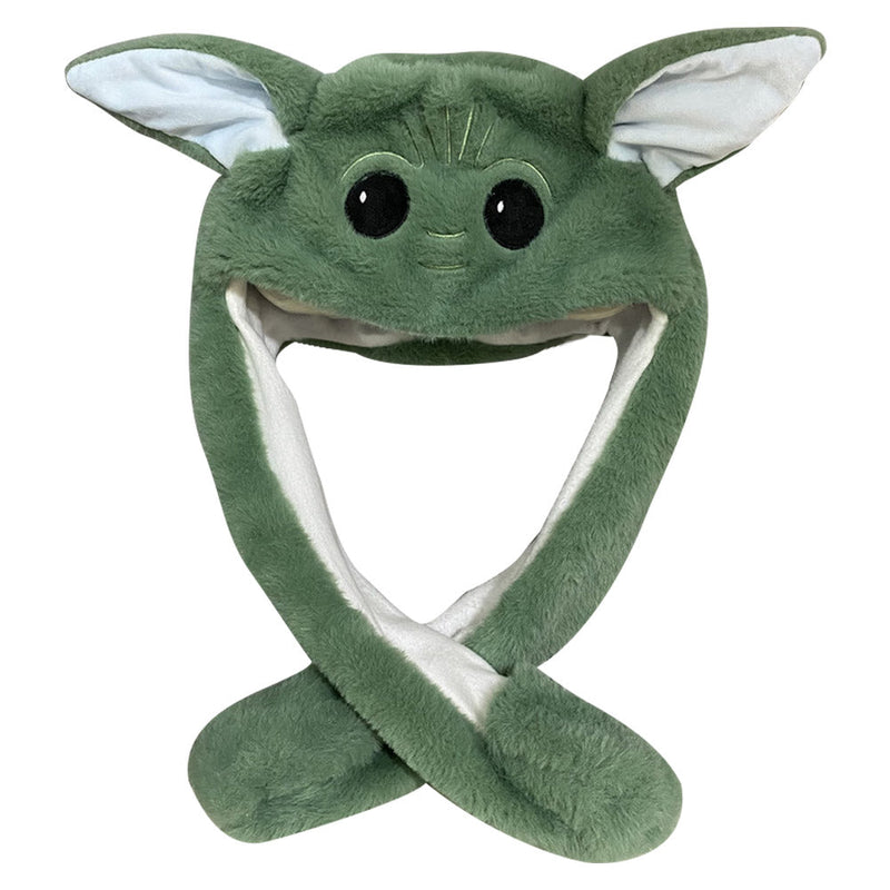 [Full In Stock] Baby Yoda Green Plush Hat Halloween Costume Props