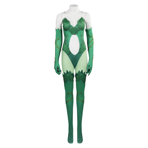 SeeCosplay Batman Poison Ivy Green Women Jumpsuits Party Carnival Halloween Cosplay Costume