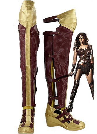 SeeCospaly Batman v Superman:Dawn of Justice Wonder Woman Cosplay Shoes