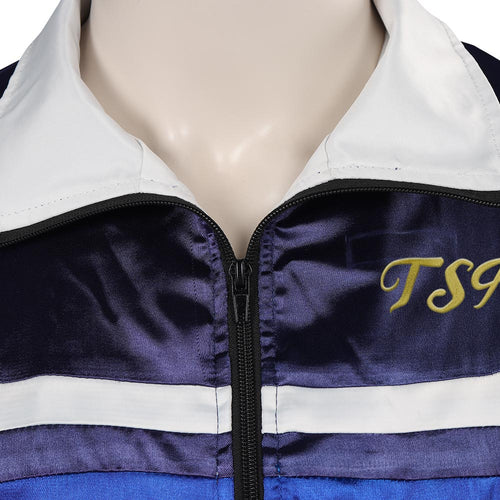 Blue Beetle: Mr.Reyes Fashion Collocation Blue Complete Set Adult Party Halloween Cosplay Costume