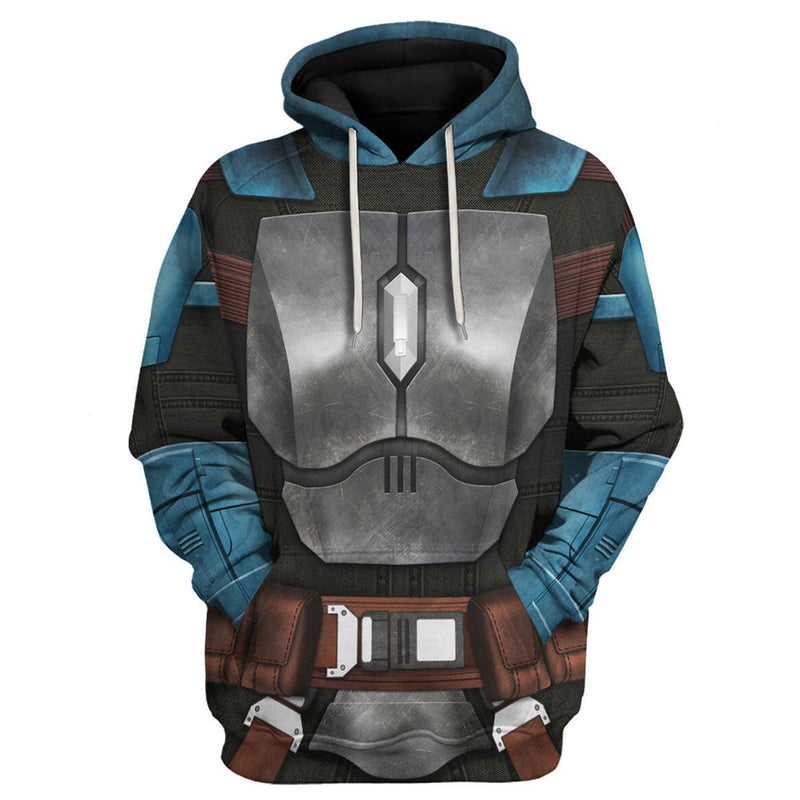 [All Sizes In Stock] Bo-Katan Kryze Hoodie 3D Printed Hooded Sweatshirt Men Women Casual Streetwear Pullover