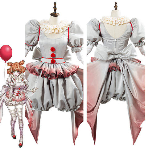 SeeCosplay Women It Pennywise Horror Pennywise The Clown Costume Cosplay Costume Female