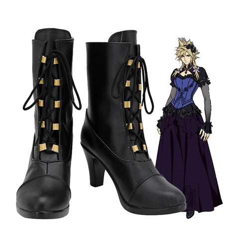 SeeCosplay Final Fantasy Costume Remake Cloud Strife Boots Halloween Costumes Accessory Cosplay Shoes Female