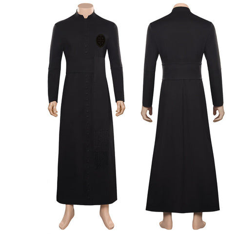 The Pope‘s Exorcist - Father Gabriele Amorth Cosplay Costume Robe Halloween Party Disguise Suit