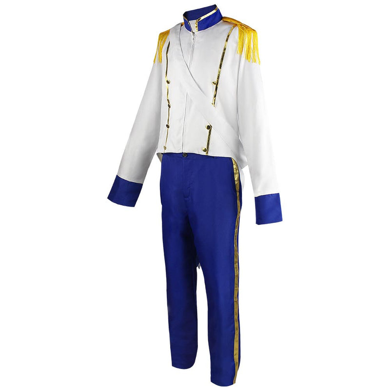 [All Sizes In Stock] The Little Mermaid: Prince Eric Cosplay Costume Outfits Halloween Carnival Party Disguise Suit