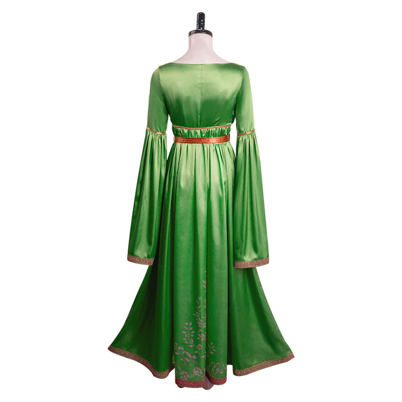 [All Sizes In Stock] Princess Leia Dress Female Costume Green Dress Costume Halloween Carnival Suit