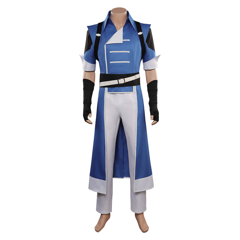 Castlevania: Nocturne Richter Belmont Blue Outfits Halloween Carnival Costume